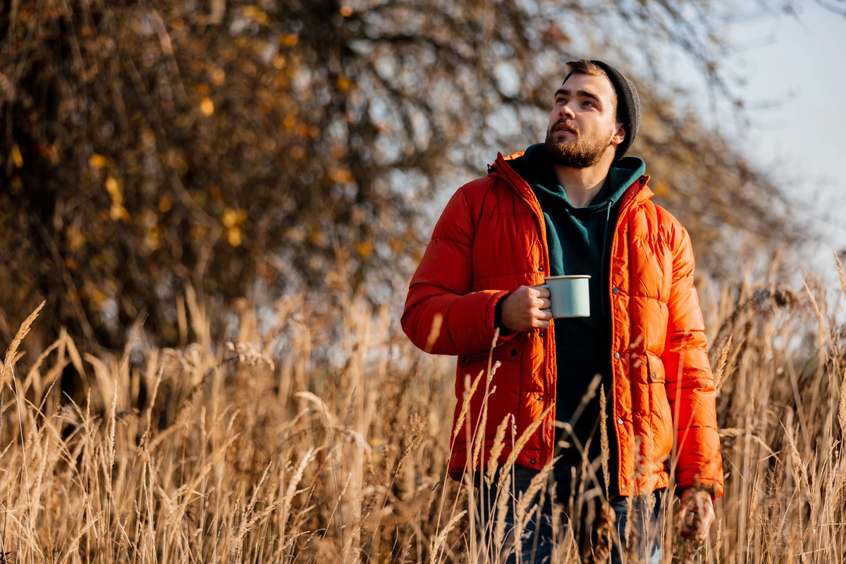 Dual Diagnosis - man with coffee outdoors